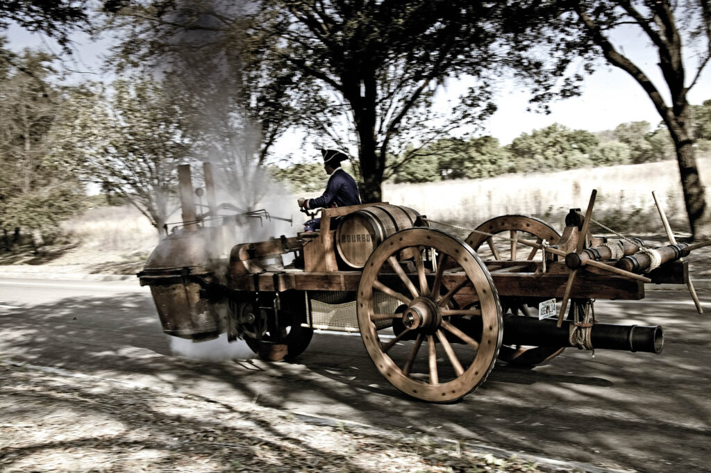 Cugnot fardier à vapeur replica