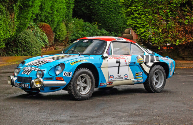 Alpine a110 works rally car
