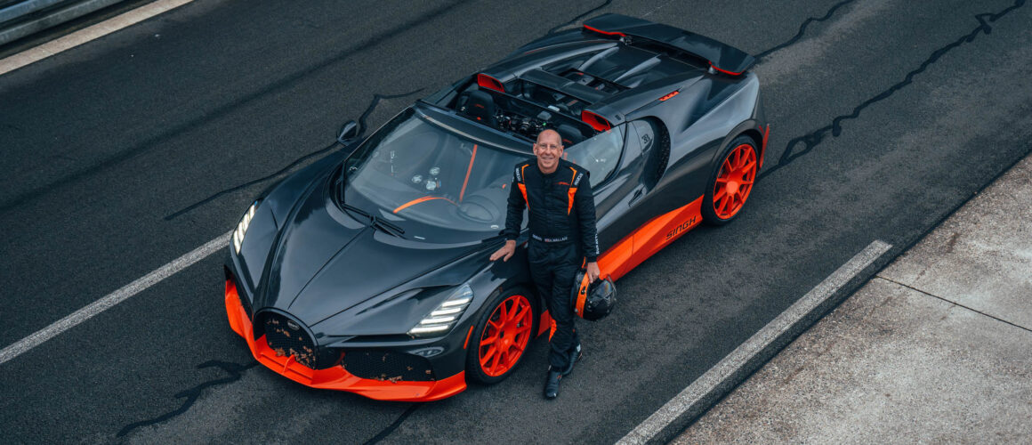 Bugatti breaks open top world record